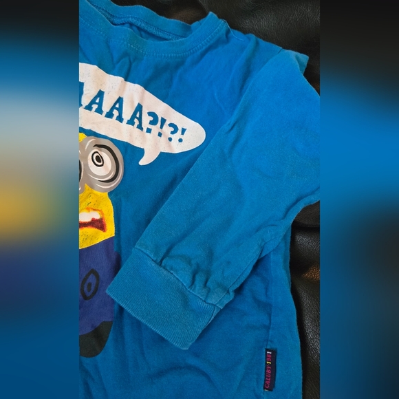 Caluby 1981 Minion Graphic Pajama Set Sz4/5T - Picture 10 of 10